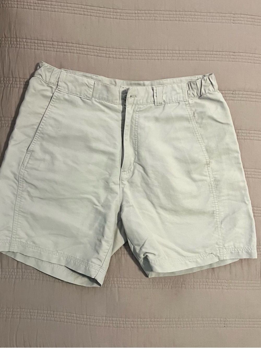 Royal Robbins Women’s Light Beige Flat-Front Shorts Hiking Outdoor - Picture 4 of 8